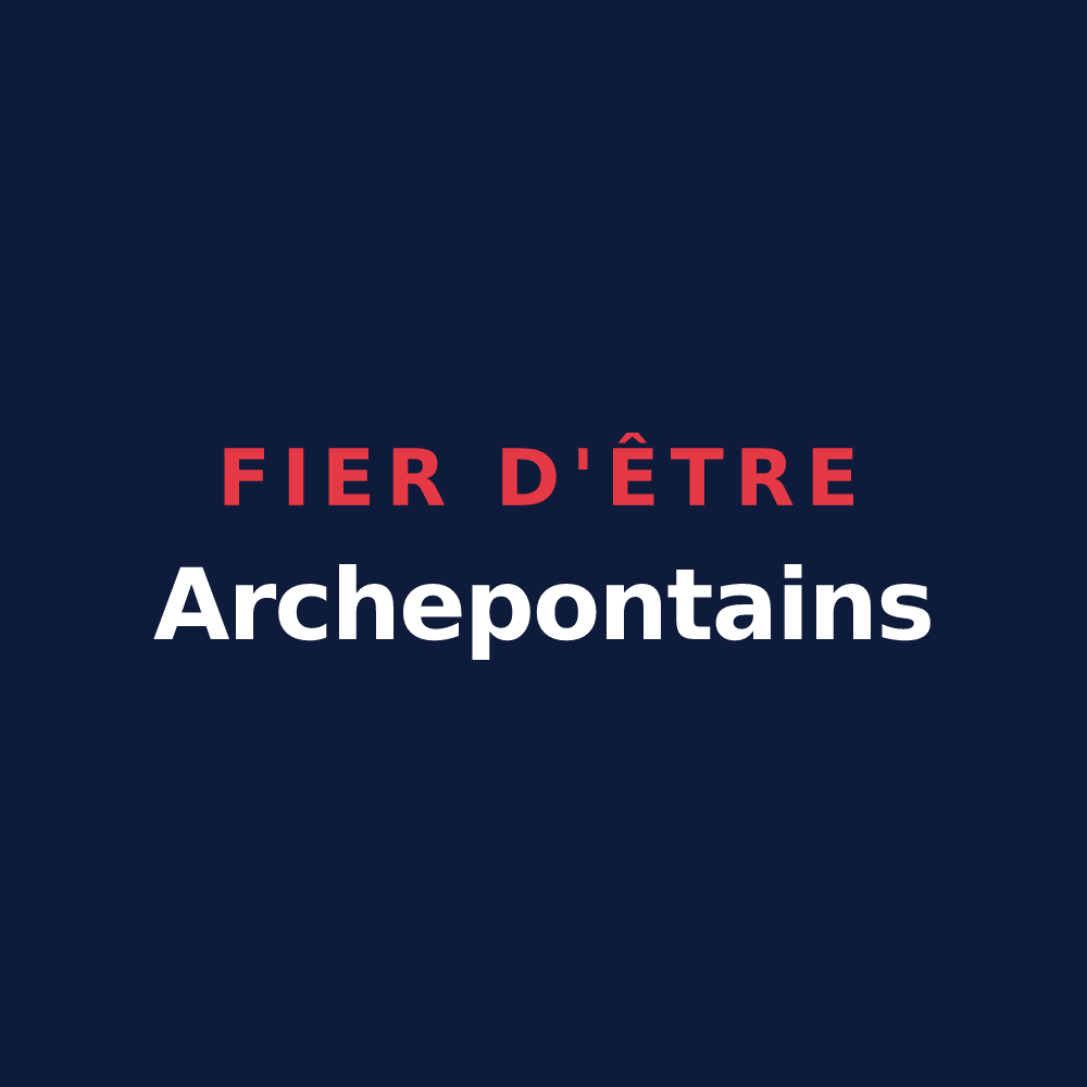 T-shirt « Fier d'être Archepontains » — design pour Pont-de-l'Arche