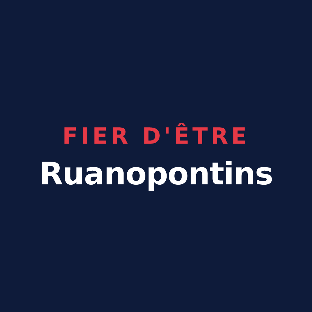 T-shirt « Fier d'être Ruanopontins » — design pour Pont-de-Ruan