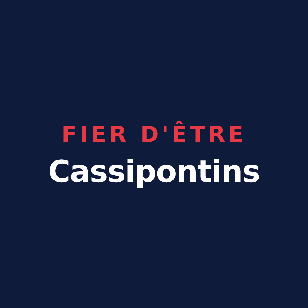 T-shirt « Fier d'être Cassipontins » — design pour Pont-du-Casse
