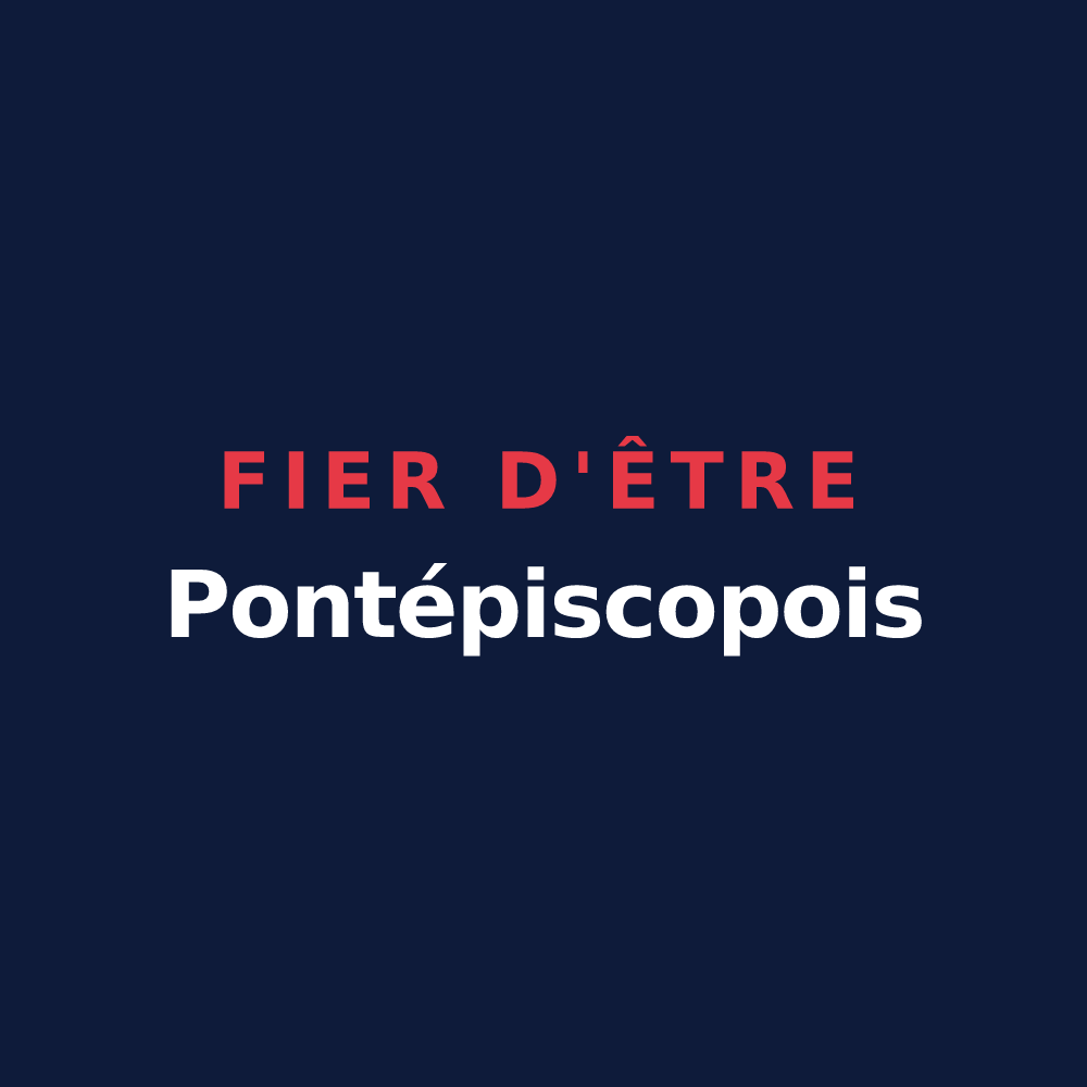 T-shirt « Fier d'être Pontépiscopois » — design pour Pont-l'Évêque