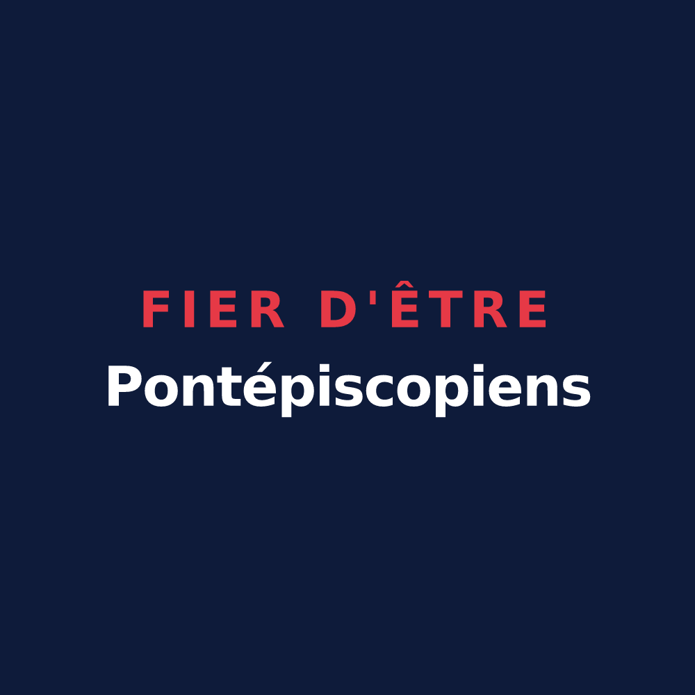 T-shirt « Fier d'être Pontépiscopiens » — design pour Pont-l'Évêque
