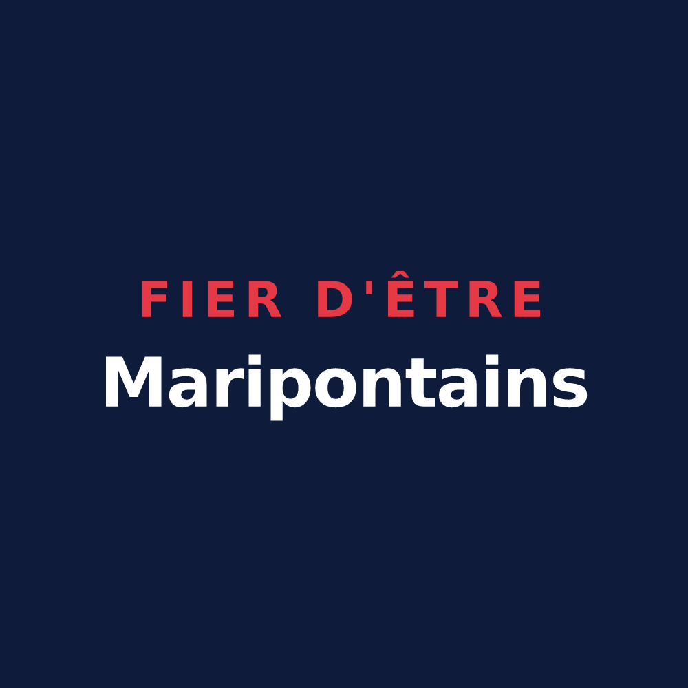 T-shirt « Fier d'être Maripontains » — design pour Pont-Sainte-Marie
