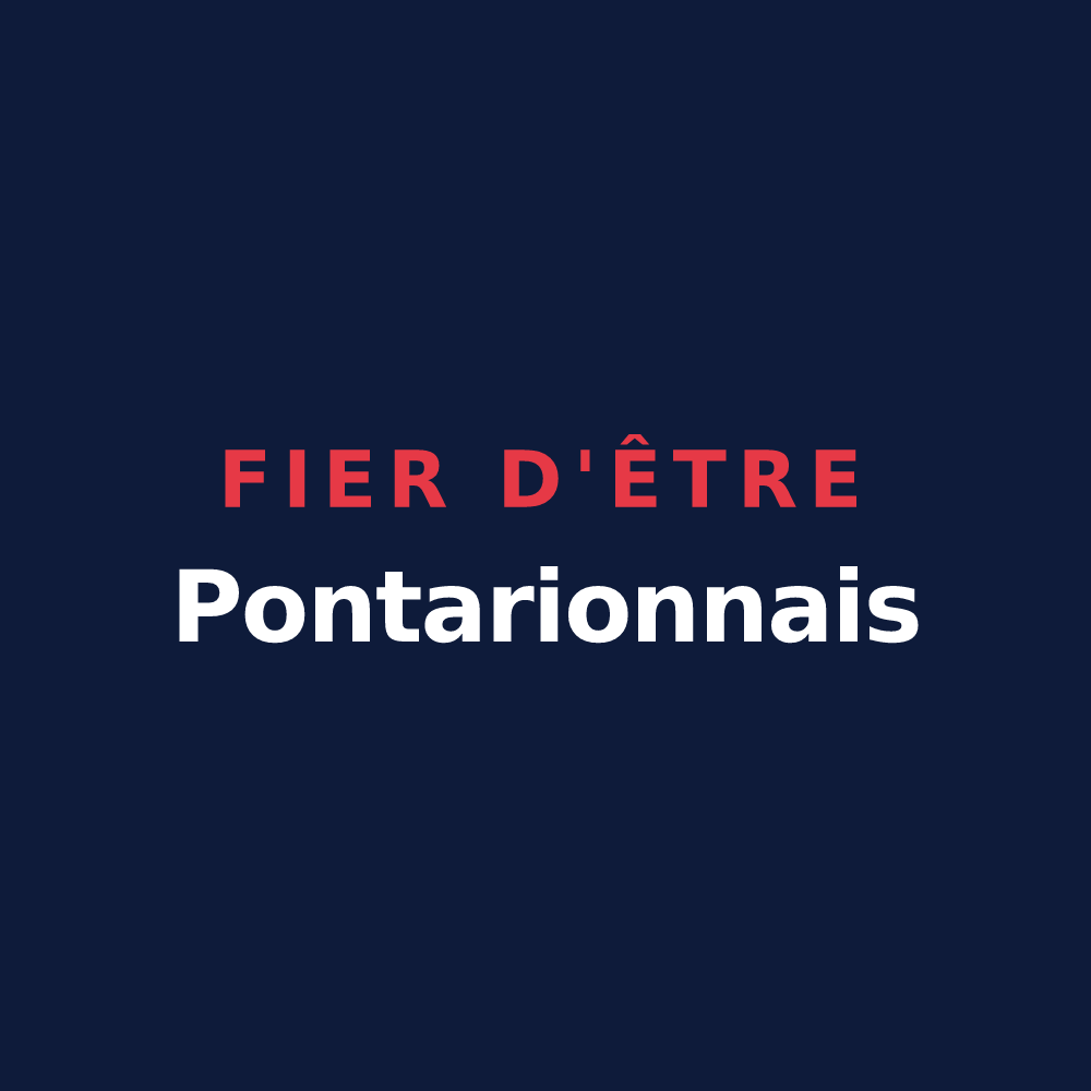 T-shirt « Fier d'être Pontarionnais » — design pour Pontarion
