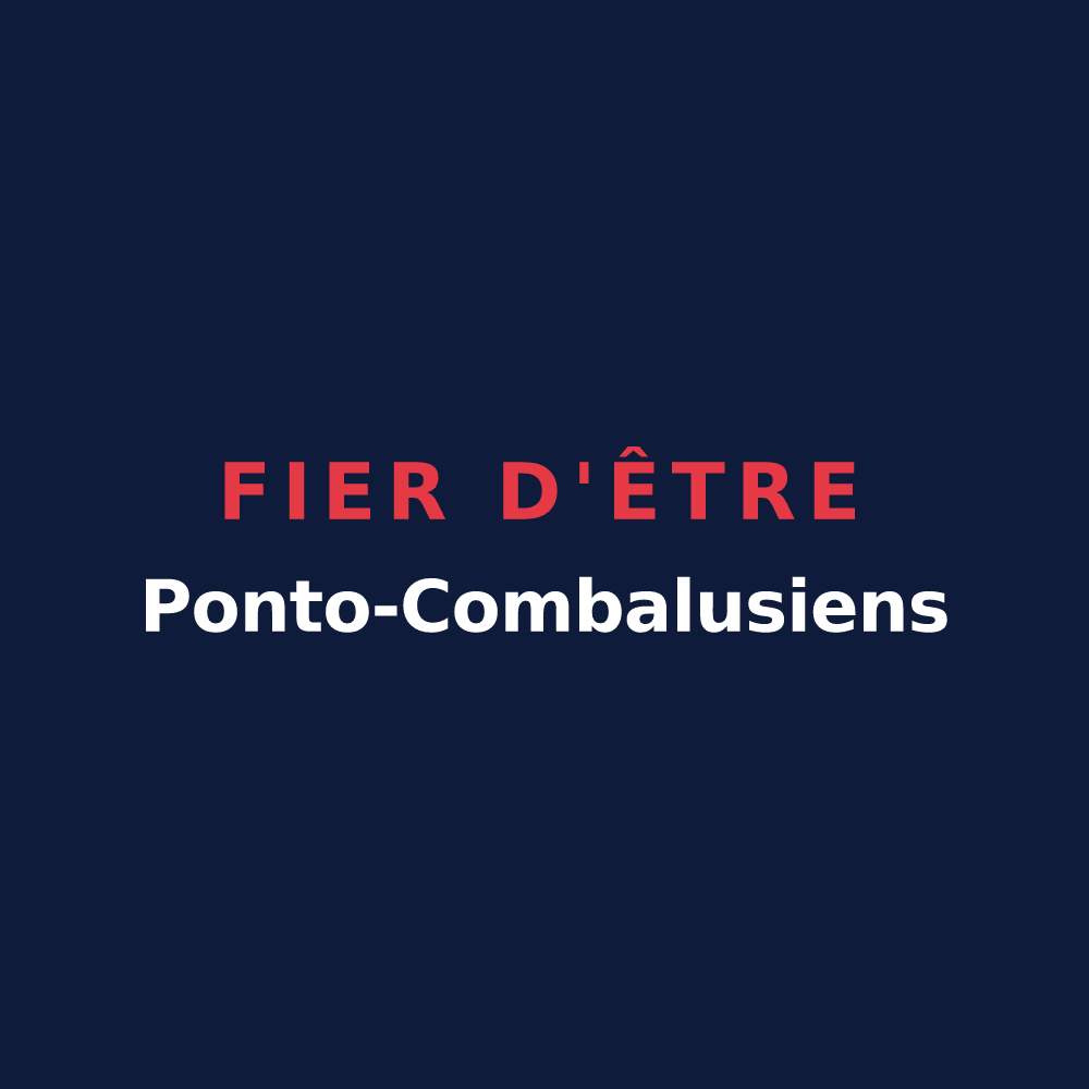 T-shirt « Fier d'être Ponto-Combalusiens » — design pour Pontault-Combault