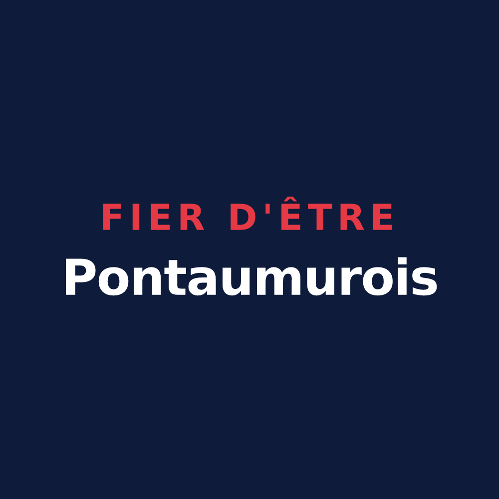 T-shirt « Fier d'être Pontaumurois » — design pour Pontaumur