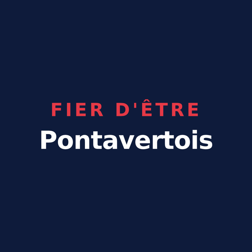 T-shirt « Fier d'être Pontavertois » — design pour Pontavert