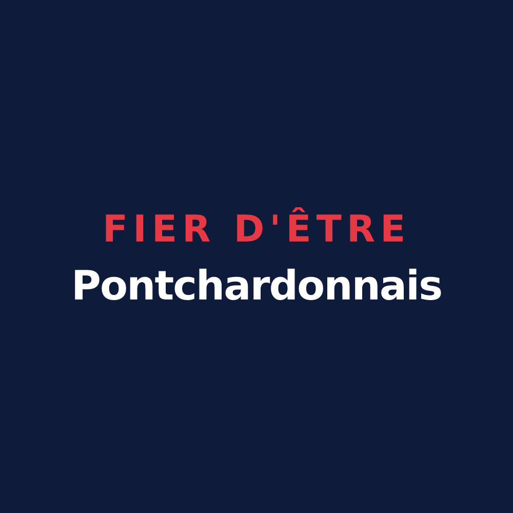 T-shirt « Fier d'être Pontchardonnais » — design pour Pontchardon