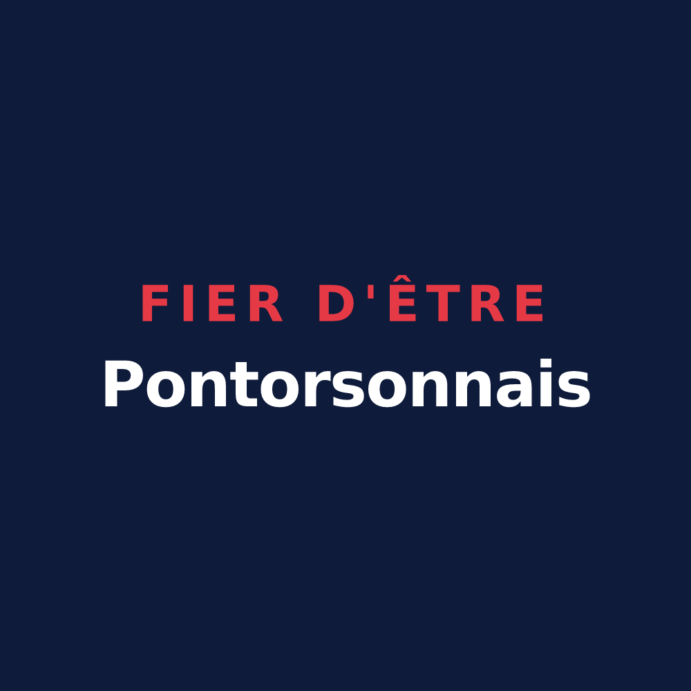 T-shirt « Fier d'être Pontorsonnais » — design pour Pontorson