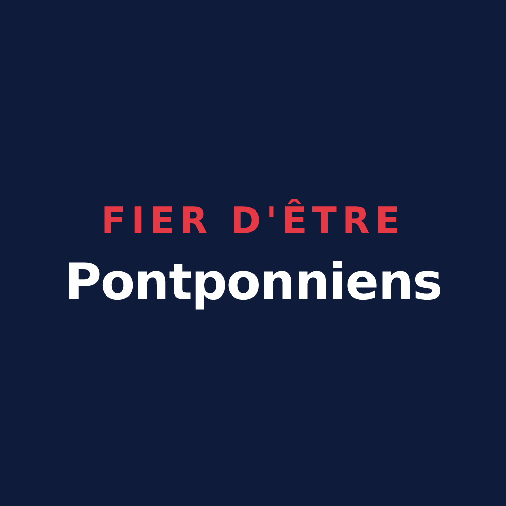 T-shirt « Fier d'être Pontponniens » — design pour Pontpoint