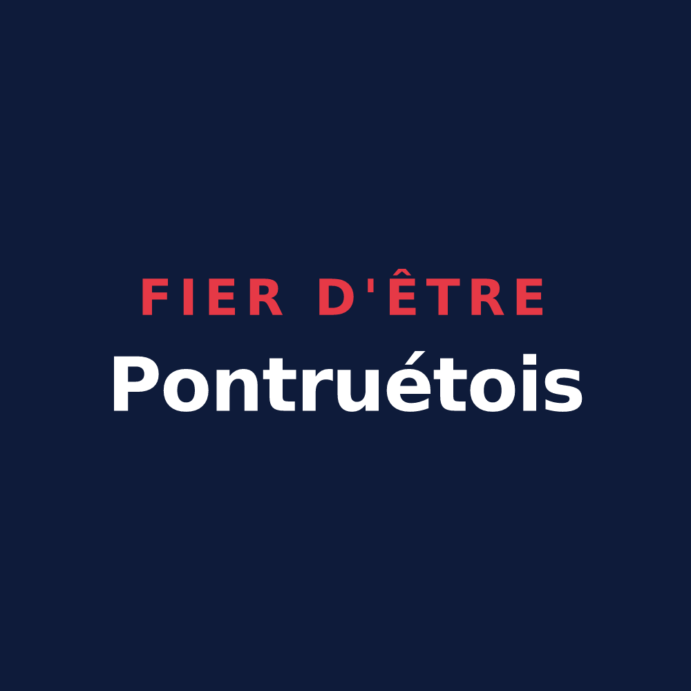 T-shirt « Fier d'être Pontruétois » — design pour Pontruet
