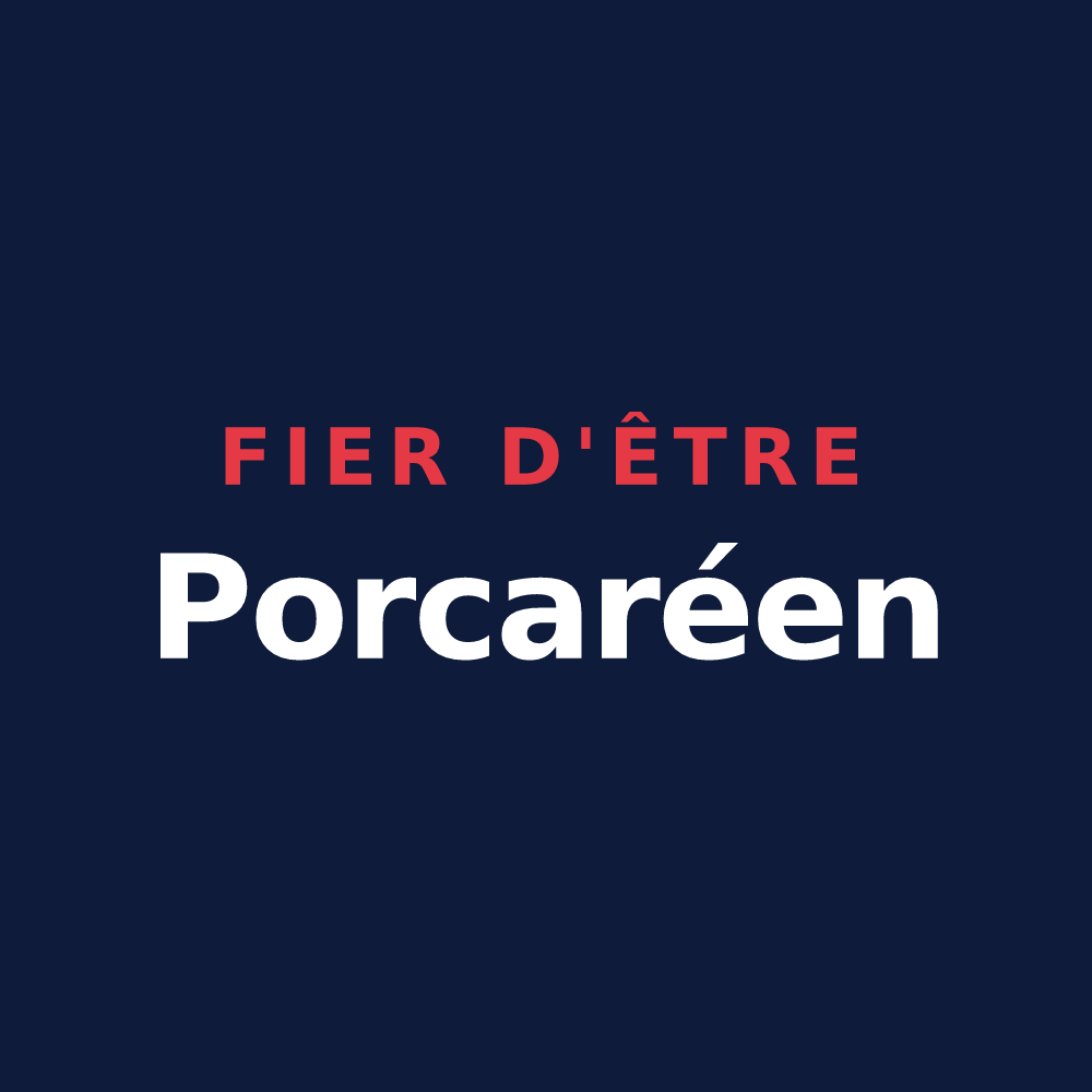 T-shirt « Fier d'être Porcaréen » — design pour Porcaro