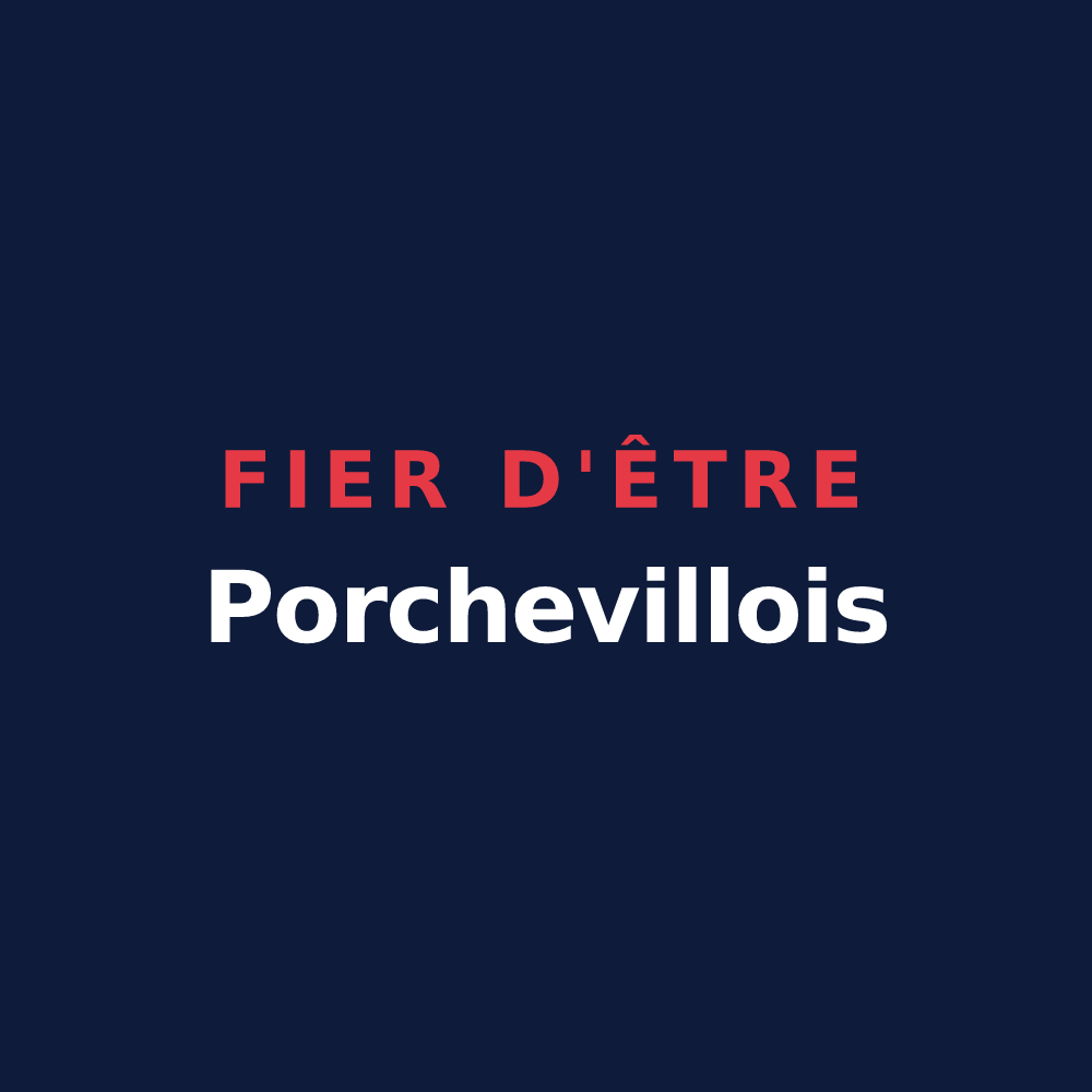 T-shirt « Fier d'être Porchevillois » — design pour Porcheville