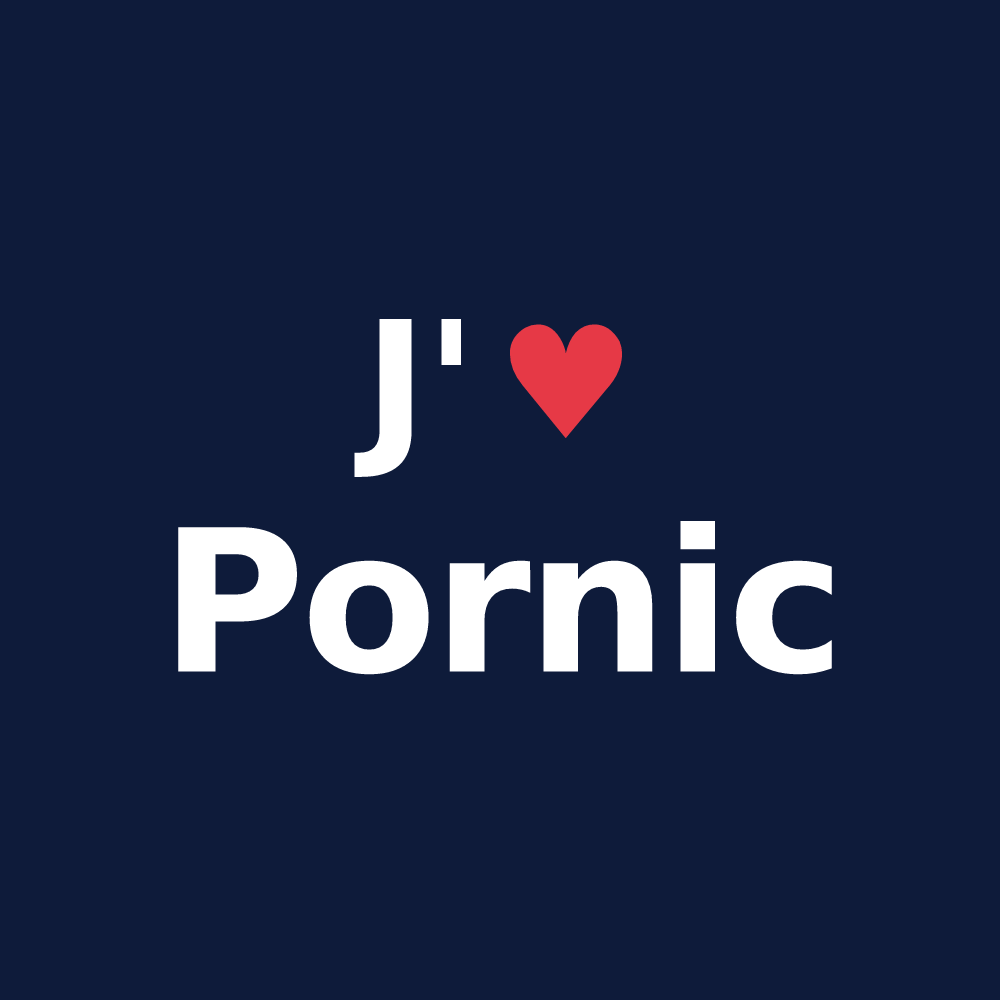 T-shirt personnalisé Pornic — design J'aime Pornic