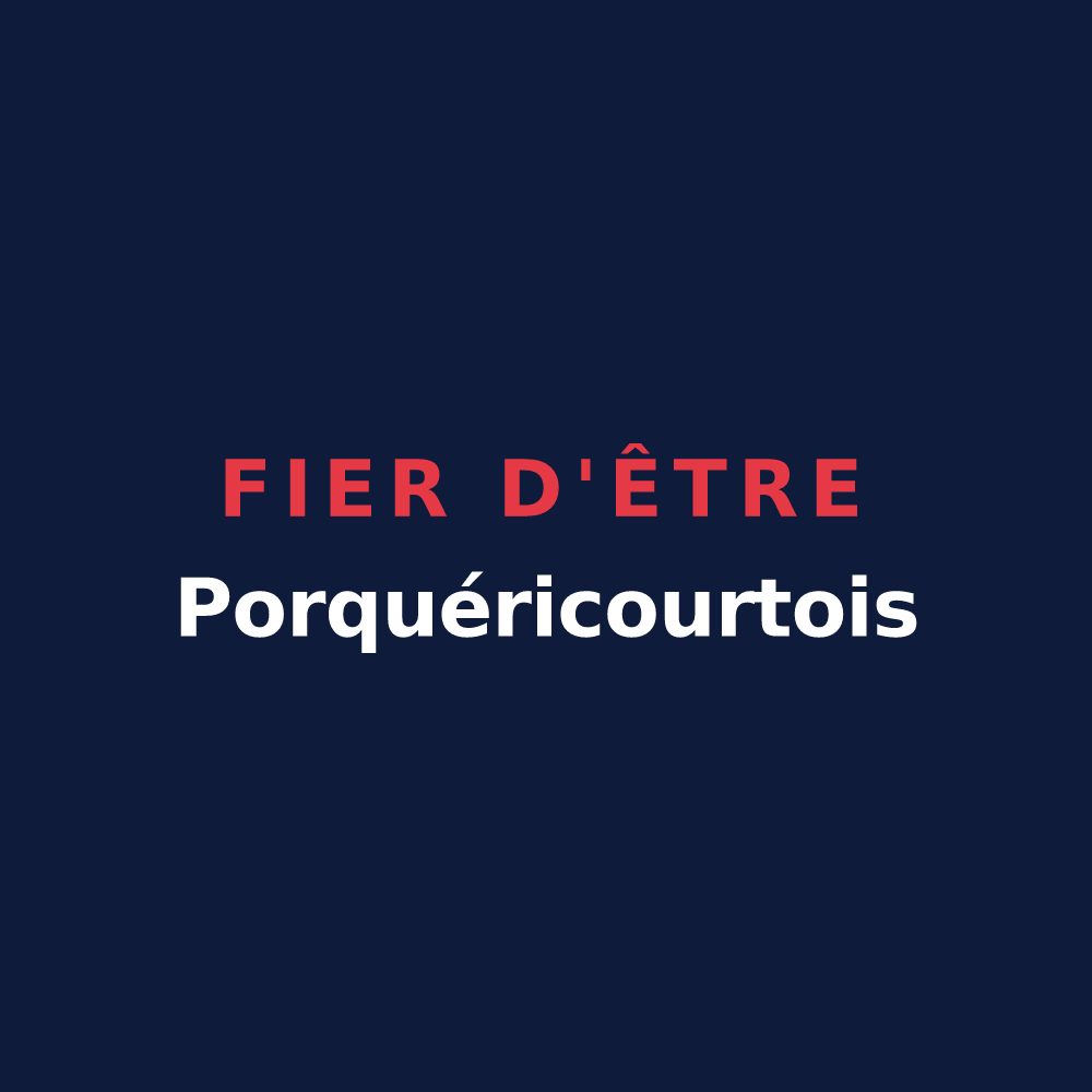 T-shirt « Fier d'être Porquéricourtois » — design pour Porquéricourt