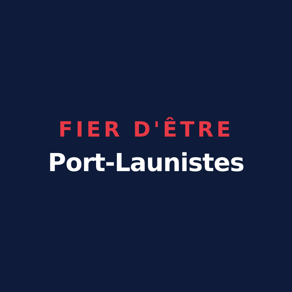 T-shirt « Fier d'être Port-Launistes » — design pour Port-Launay