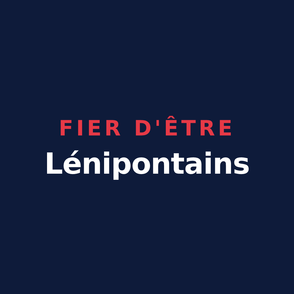 T-shirt « Fier d'être Lénipontains » — design pour Port-Lesney