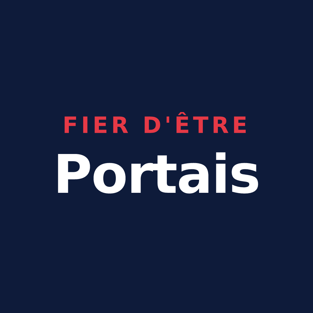 T-shirt « Fier d'être Portais » — design pour Port-Sainte-Marie