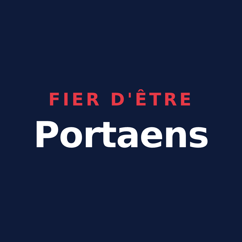T-shirt « Fier d'être Portaens » — design pour Porta