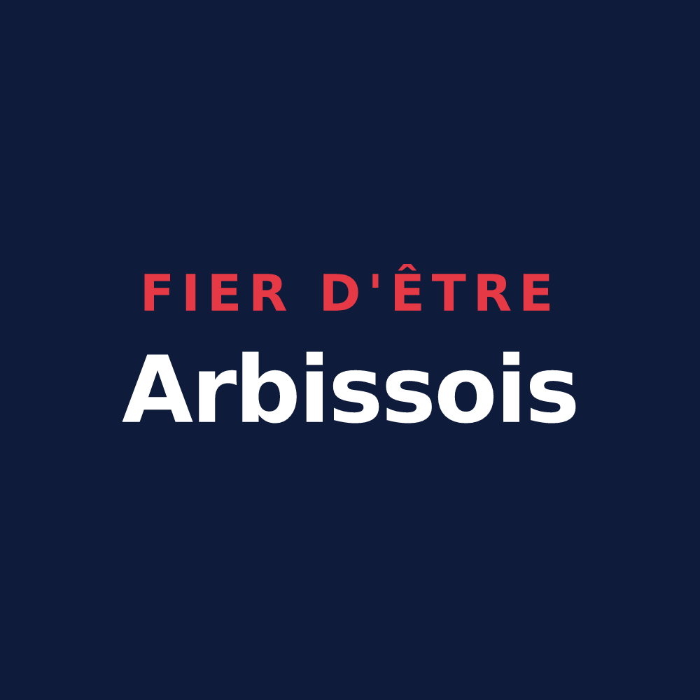 T-shirt « Fier d'être Arbissois » — design pour Porte-de-Benauge