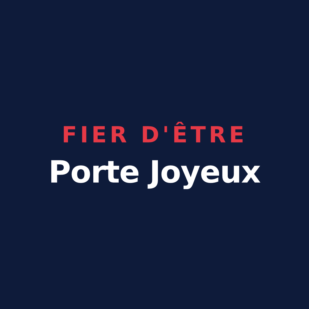 T-shirt « Fier d'être Porte Joyeux » — design pour Porte-de-Seine