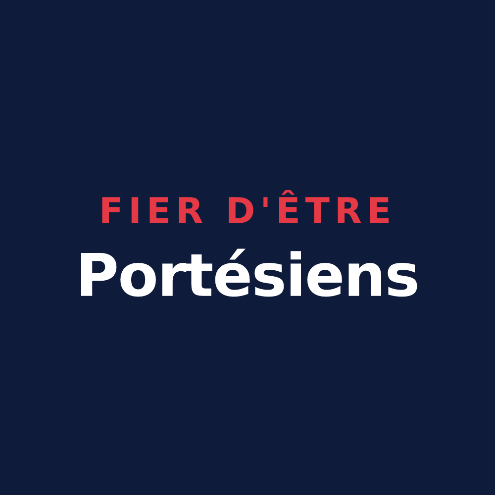 T-shirt « Fier d'être Portésiens » — design pour Portet-sur-Garonne