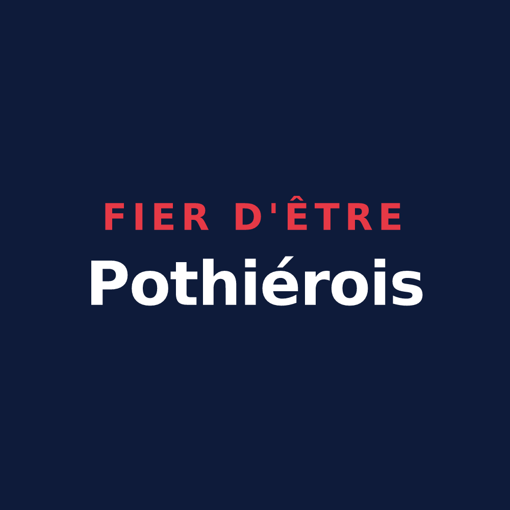 T-shirt « Fier d'être Pothiérois » — design pour Pothières