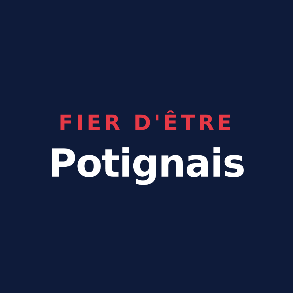 T-shirt « Fier d'être Potignais » — design pour Potigny