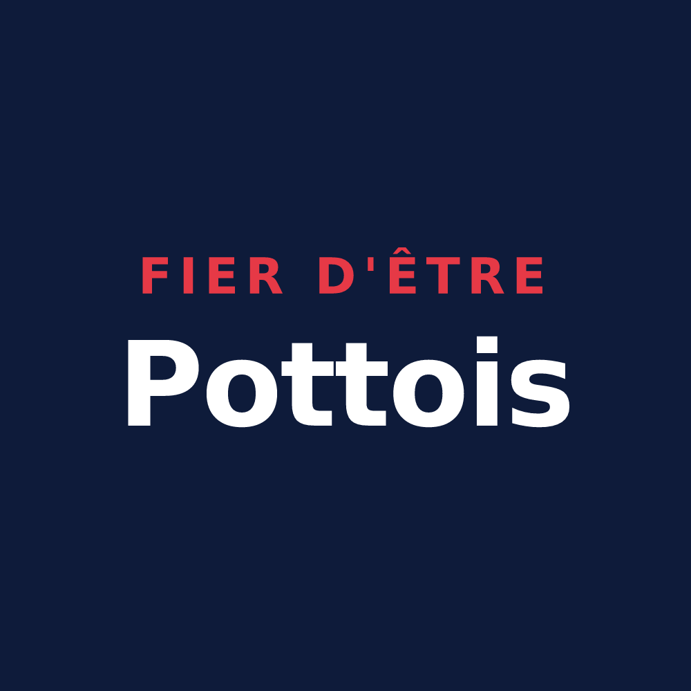 T-shirt « Fier d'être Pottois » — design pour Potte