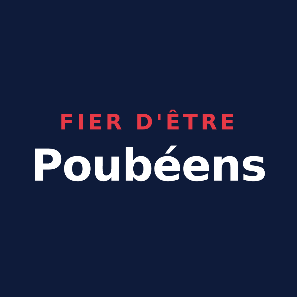 T-shirt « Fier d'être Poubéens » — design pour Poubeau