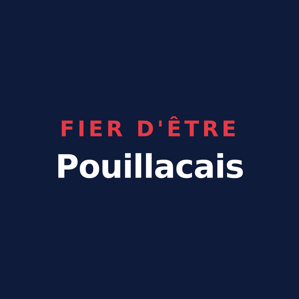 T-shirt « Fier d'être Pouillacais » — design pour Pouillac