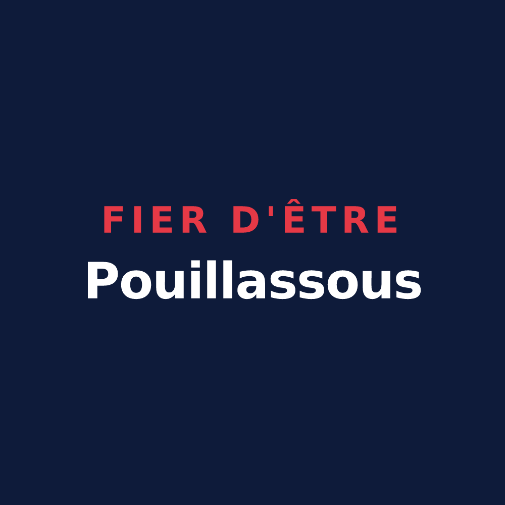 T-shirt « Fier d'être Pouillassous » — design pour Pouillé