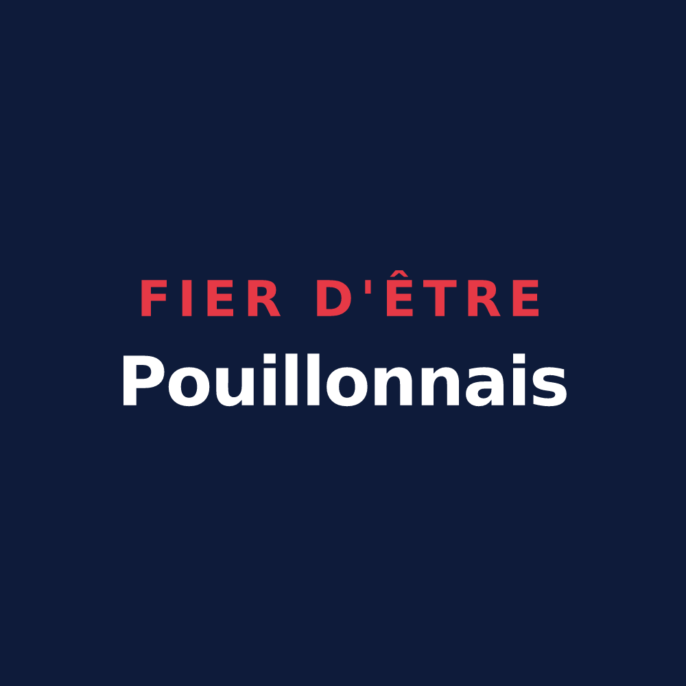 T-shirt « Fier d'être Pouillonnais » — design pour Pouillon