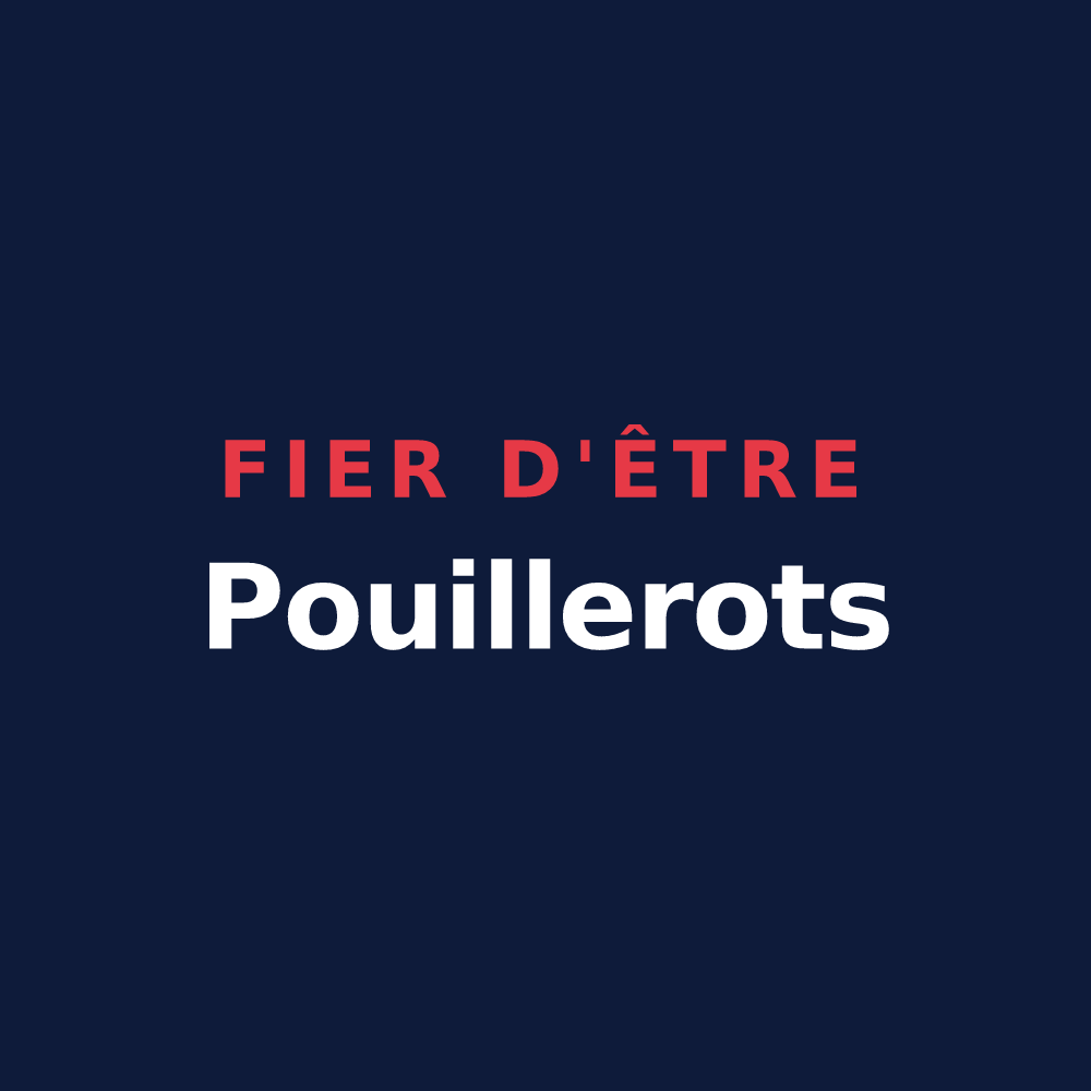 T-shirt « Fier d'être Pouillerots » — design pour Pouilly-lès-Feurs