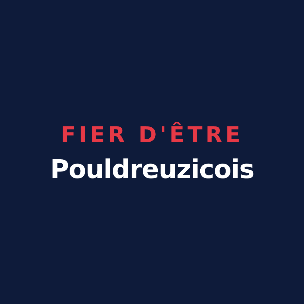 T-shirt « Fier d'être Pouldreuzicois » — design pour Pouldreuzic