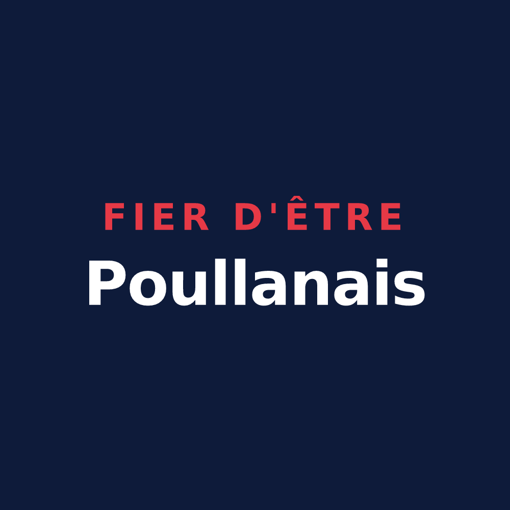 T-shirt « Fier d'être Poullanais » — design pour Poullan-sur-Mer