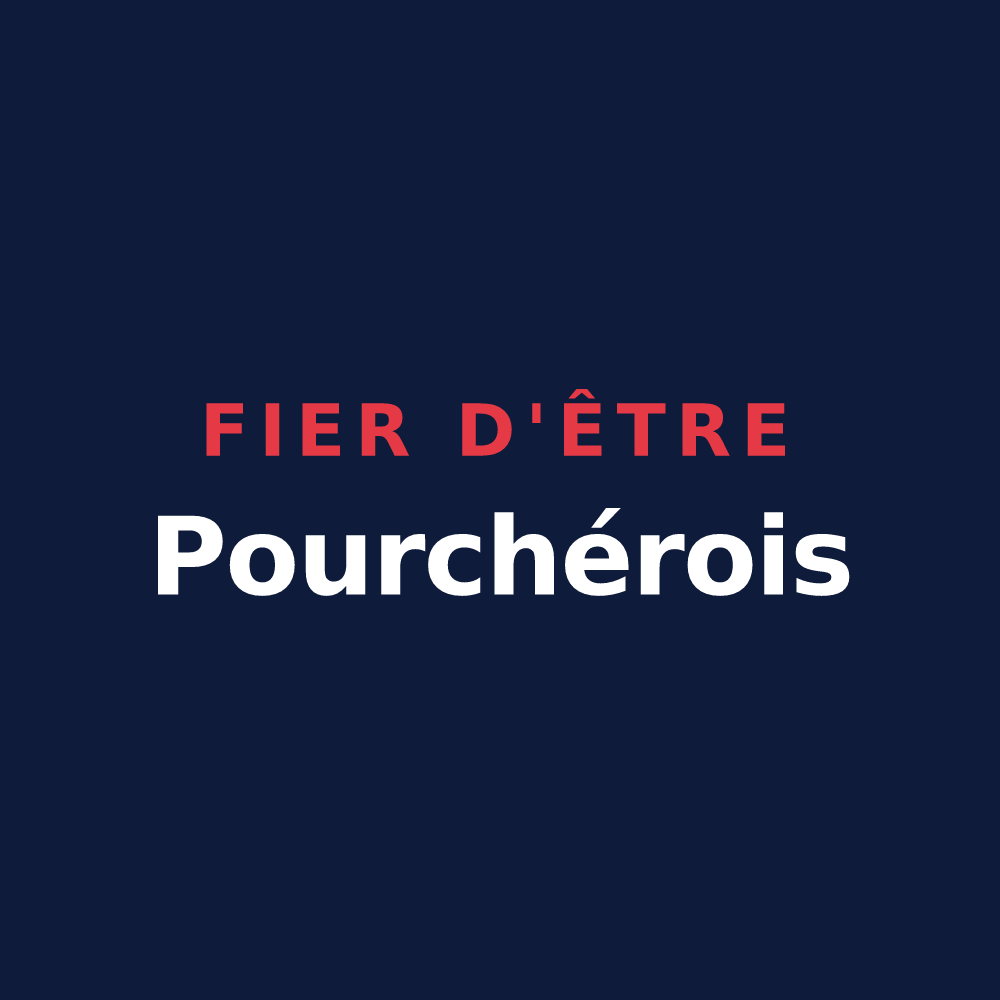 T-shirt « Fier d'être Pourchérois » — design pour Pourchères
