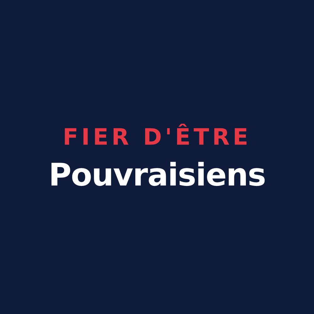 T-shirt « Fier d'être Pouvraisiens » — design pour Pouvrai