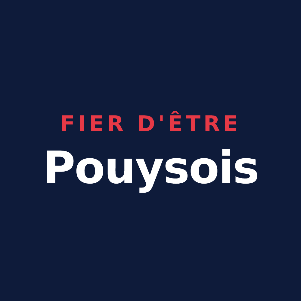 T-shirt « Fier d'être Pouysois » — design pour Pouy-de-Touges