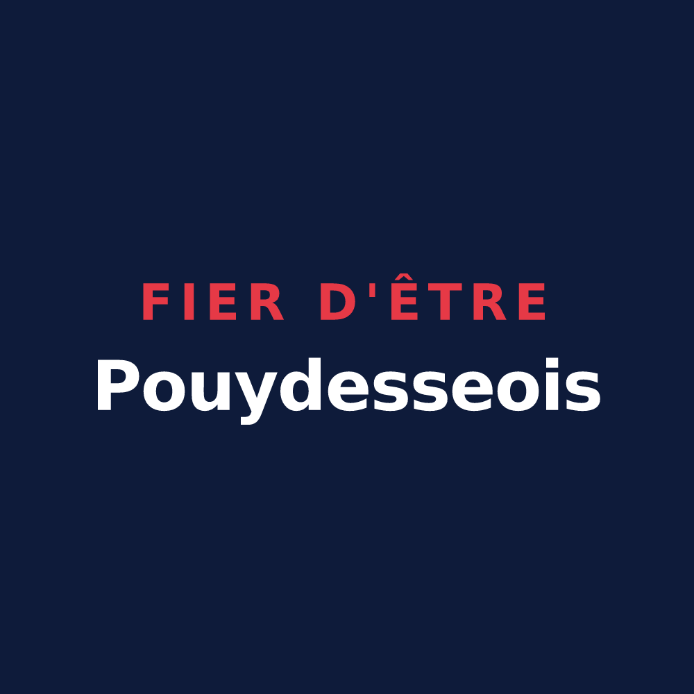 T-shirt « Fier d'être Pouydesseois » — design pour Pouydesseaux