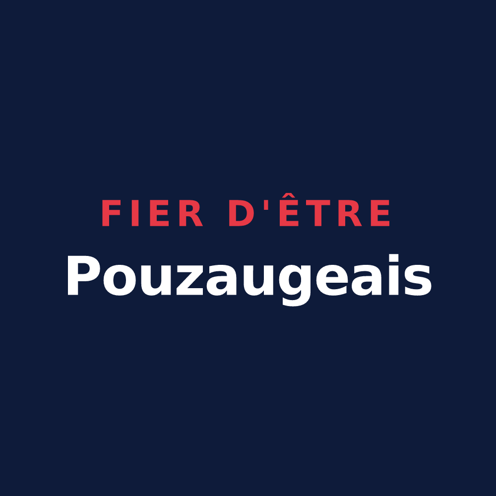 T-shirt « Fier d'être Pouzaugeais » — design pour Pouzauges
