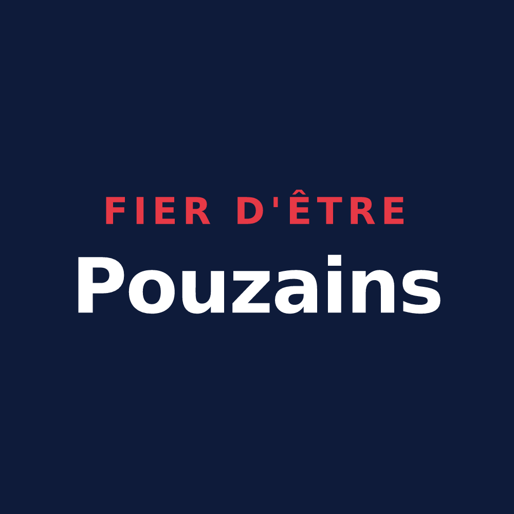 T-shirt « Fier d'être Pouzains » — design pour Pouze