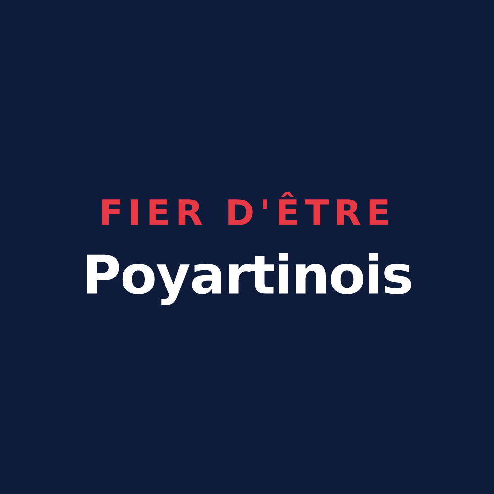 T-shirt « Fier d'être Poyartinois » — design pour Poyartin