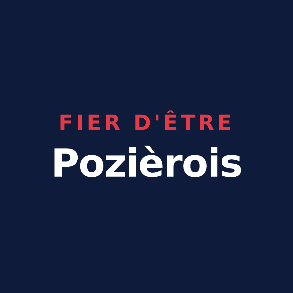 T-shirt « Fier d'être Pozièrois » — design pour Pozières