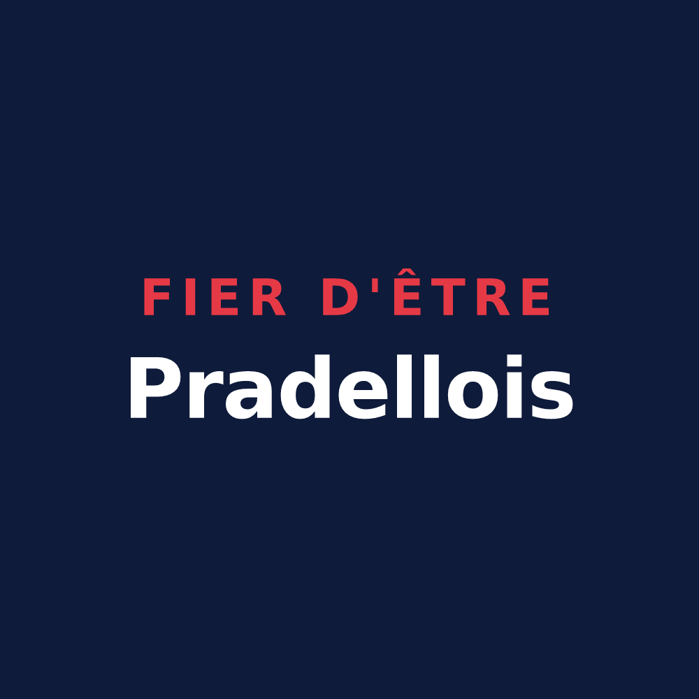 T-shirt « Fier d'être Pradellois » — design pour Pradelle