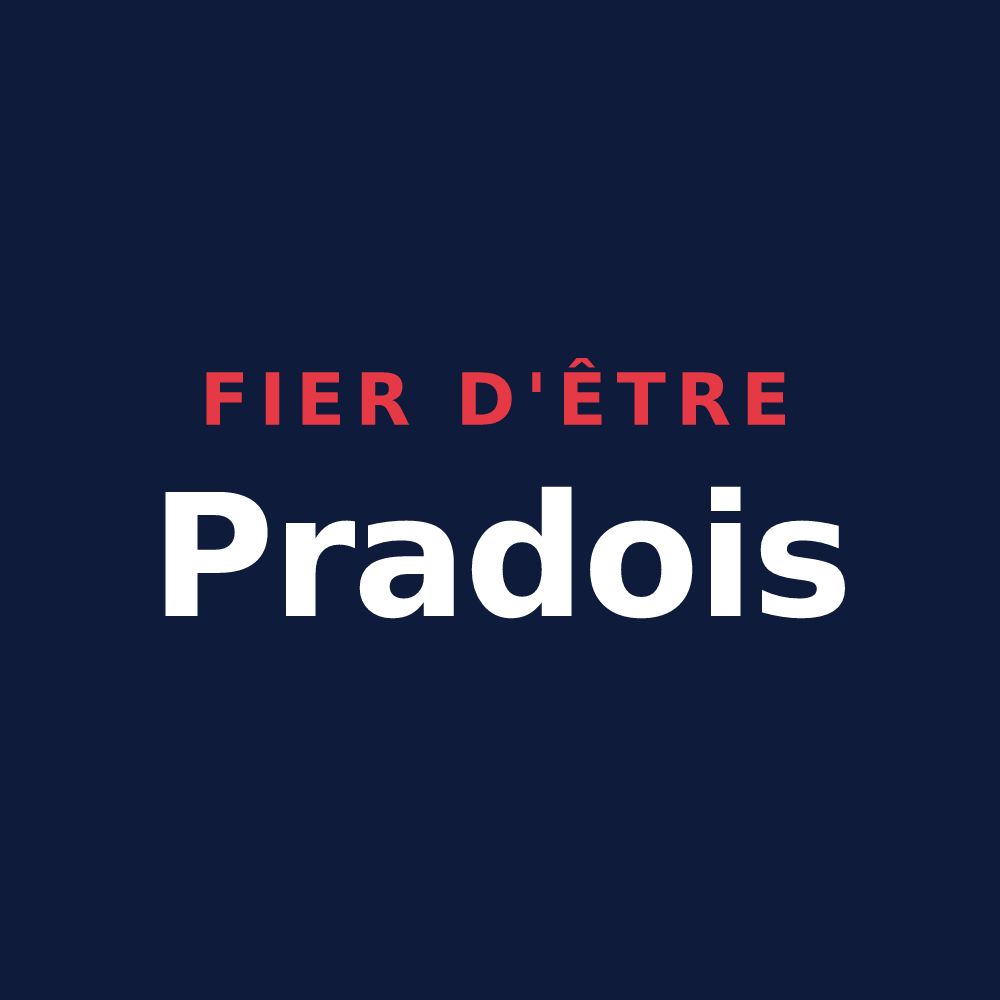 T-shirt « Fier d'être Pradois » — design pour Prades