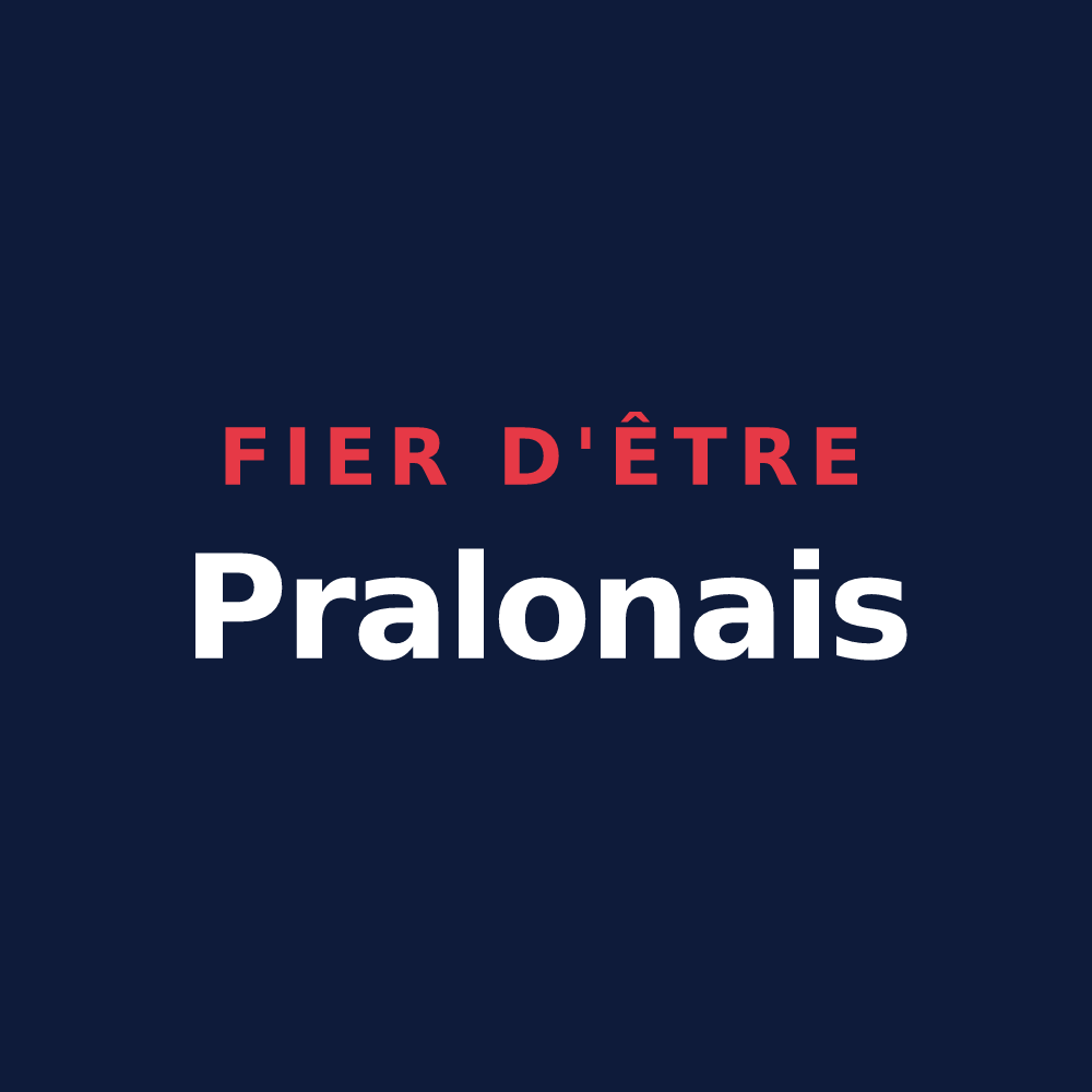 T-shirt « Fier d'être Pralonais » — design pour Pralong