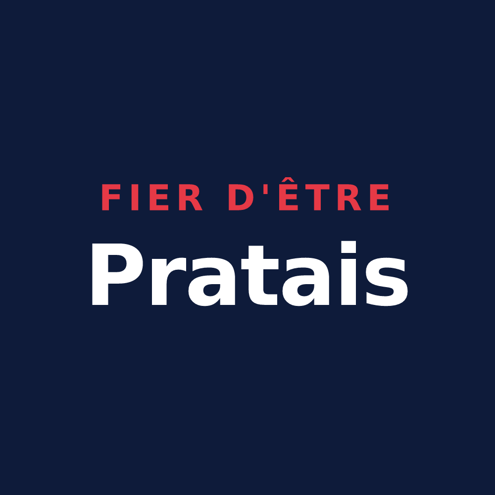 T-shirt « Fier d'être Pratais » — design pour Prat