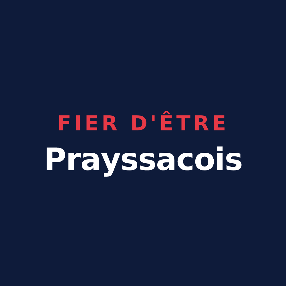 T-shirt « Fier d'être Prayssacois » — design pour Prayssac