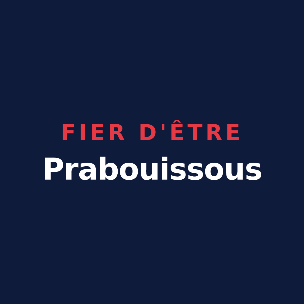 T-shirt « Fier d'être Prabouissous » — design pour Prébois
