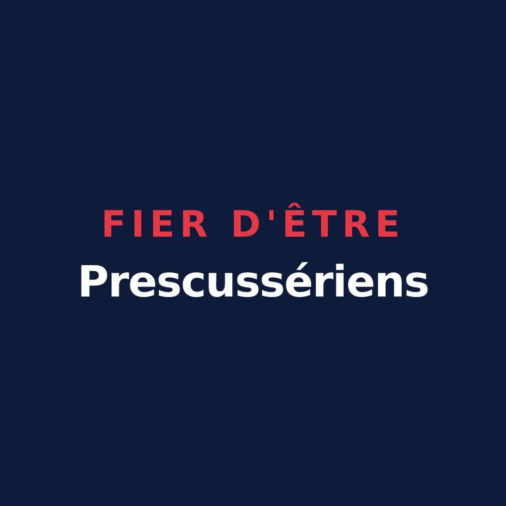 T-shirt « Fier d'être Prescussériens » — design pour Précieux